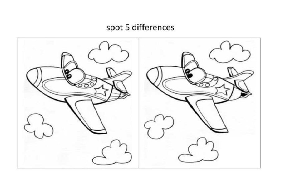 Spot The Difference Worksheets For Kids Activity Shelter