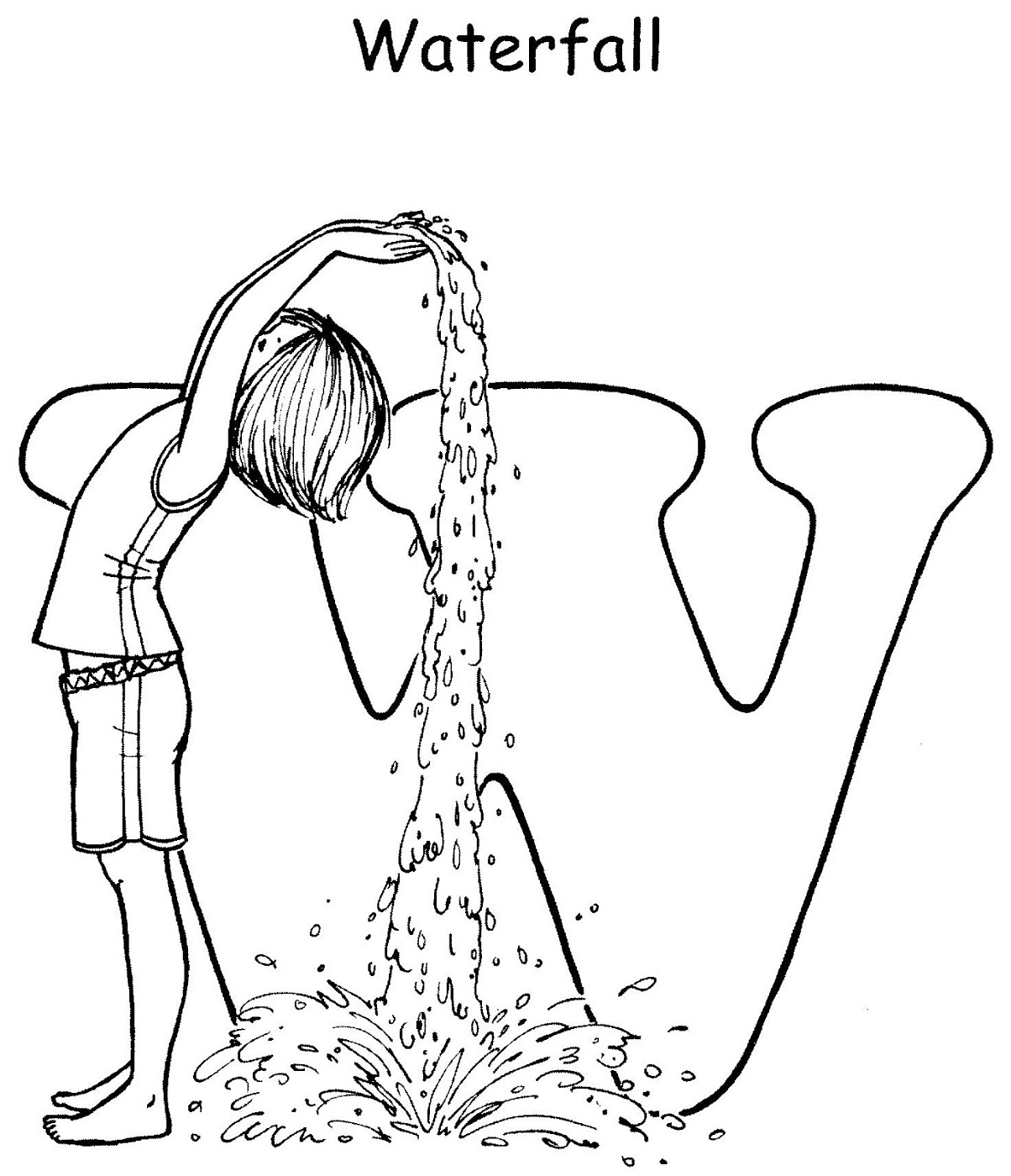 yogasana coloring pages for kids - photo #7