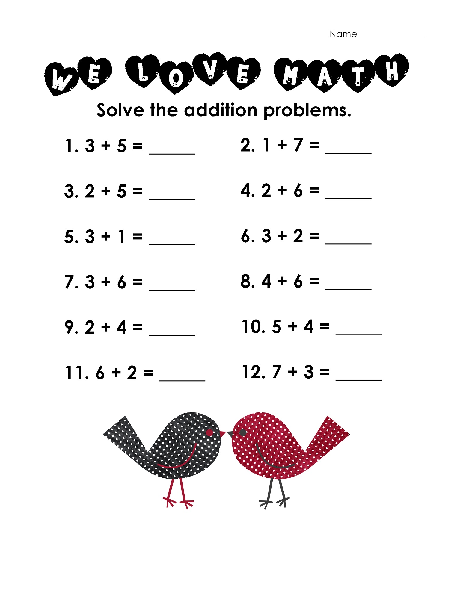 addition worksheets for grade 1 new