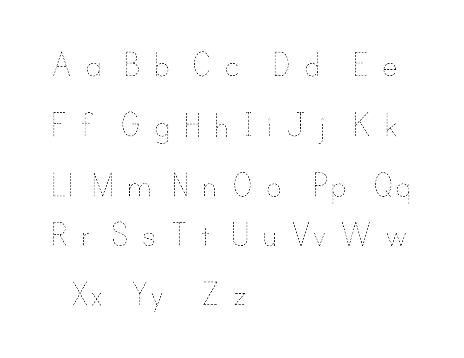 alphabet tracer pages 2016