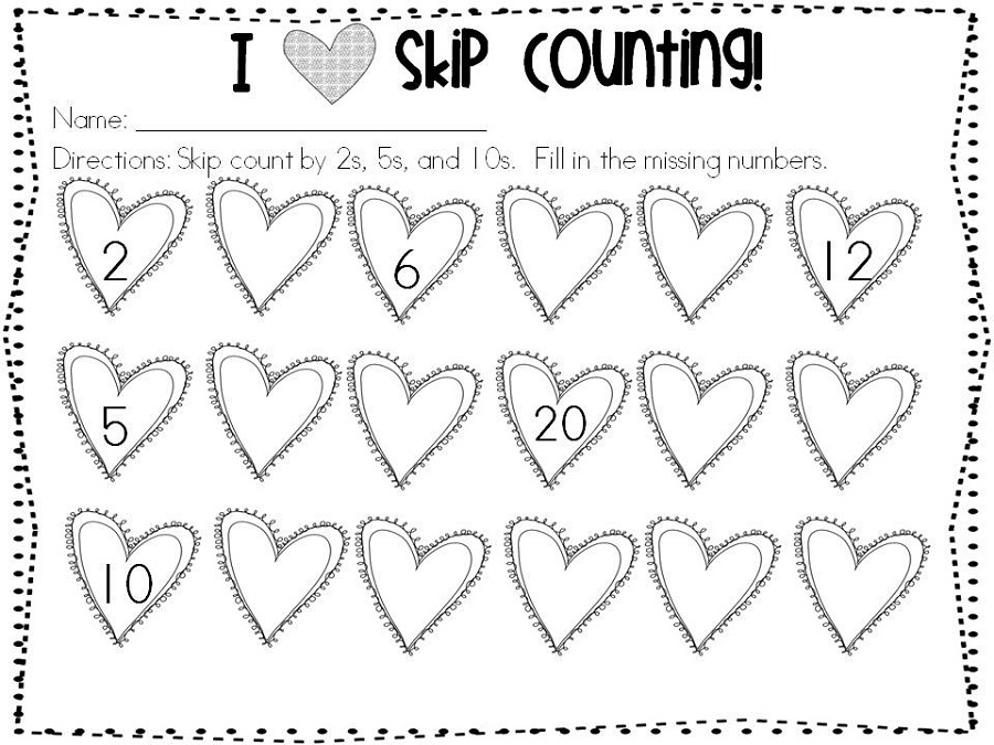 count by 2 worksheet new