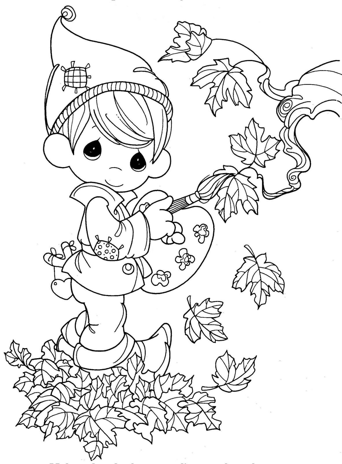 fall color pages autumn