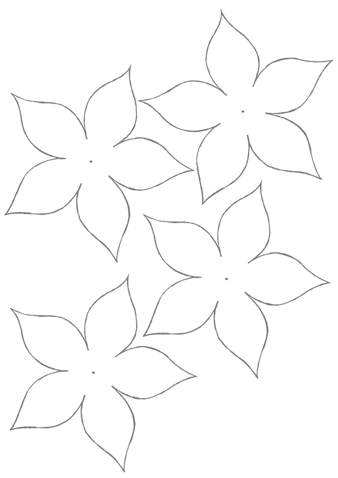 flower template simple