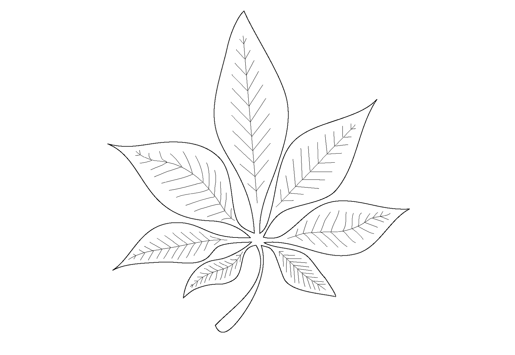 Preschool Leaf Pages Coloring Pages