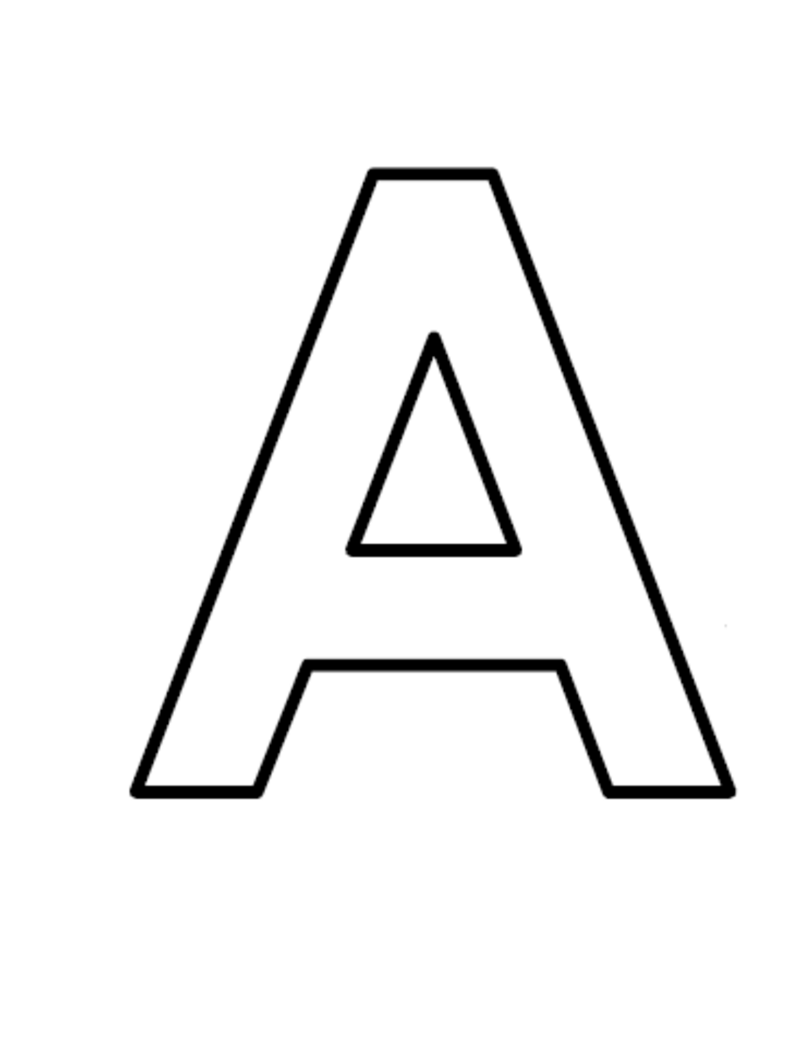 Letter A Free Printable