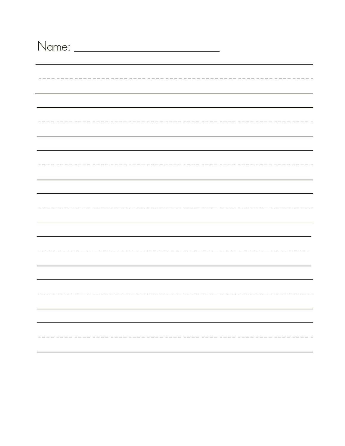 lined paper for writing 2016