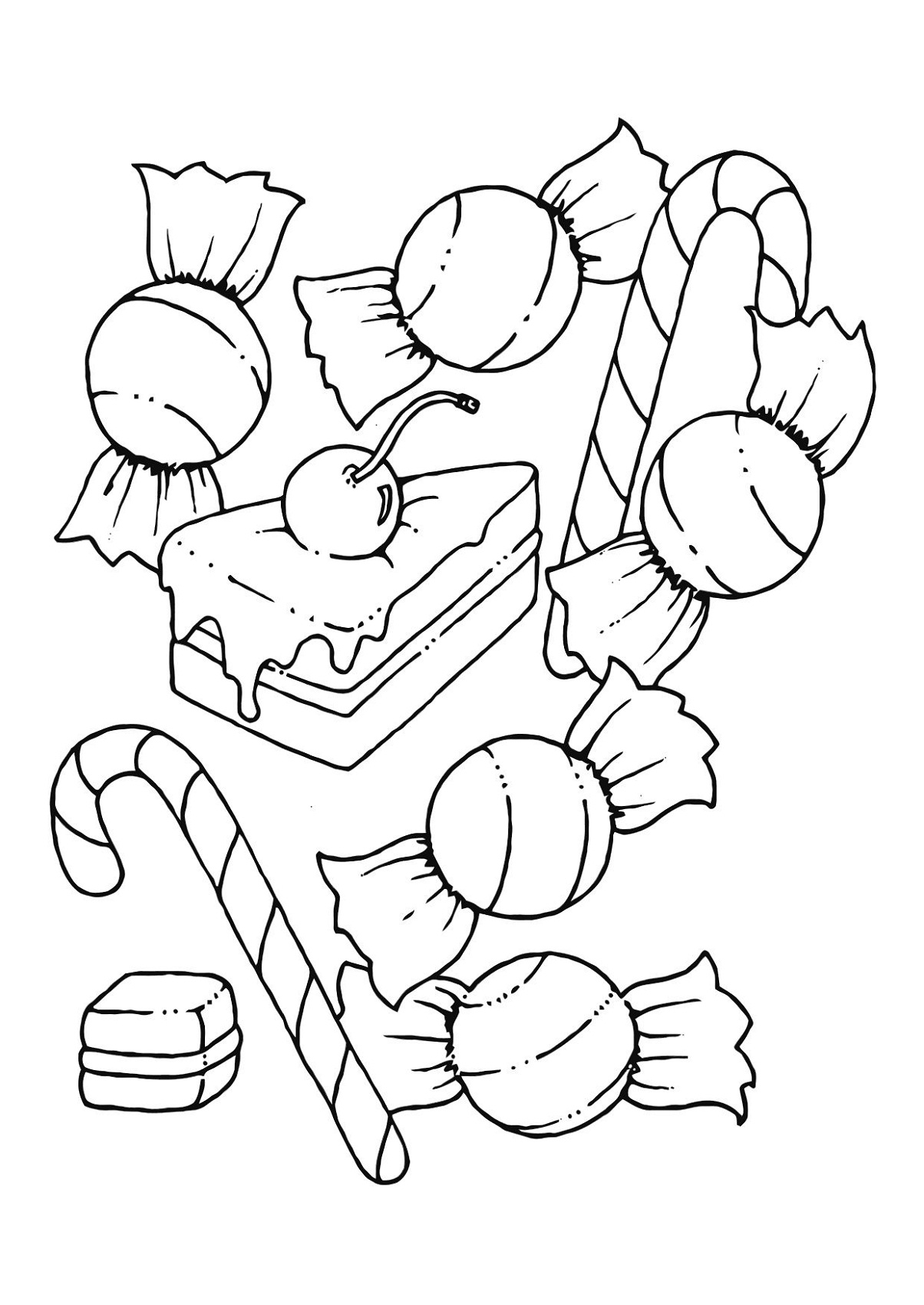 candyland coloring pages for children