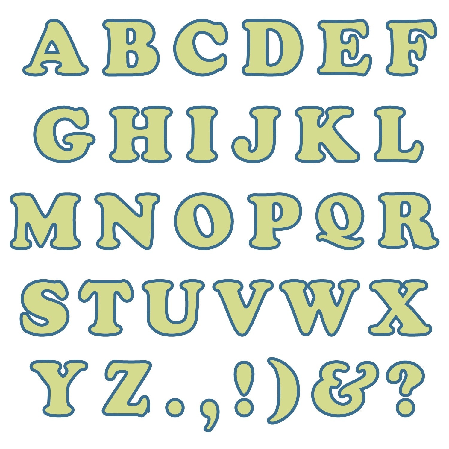 capital alphabet letters 2016