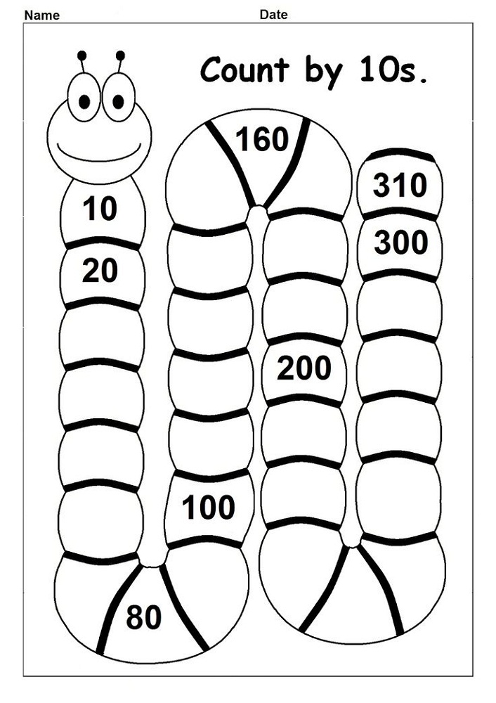 Count by 10s Worksheets | Activity Shelter