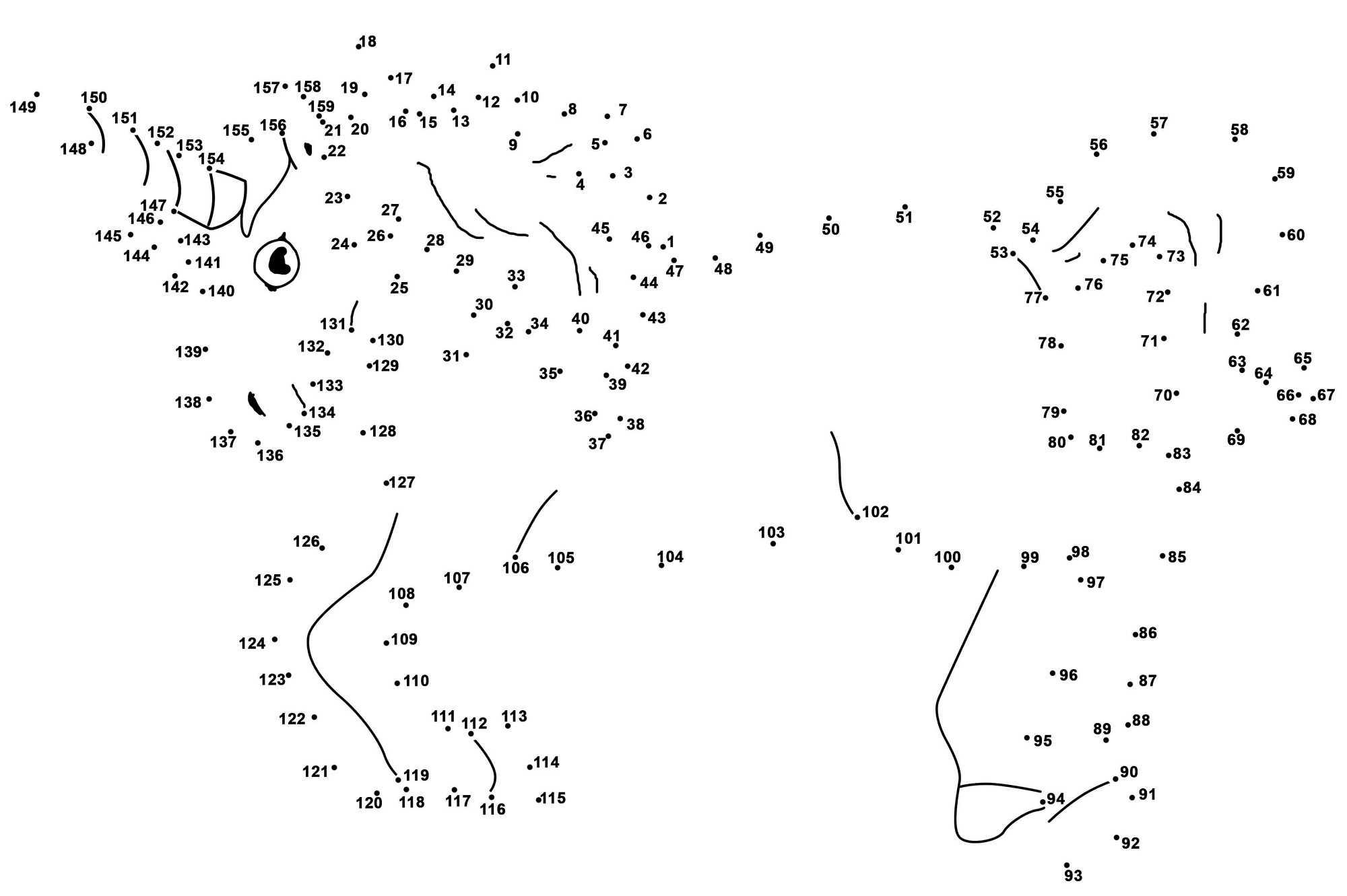 dot to dot printables unicorn