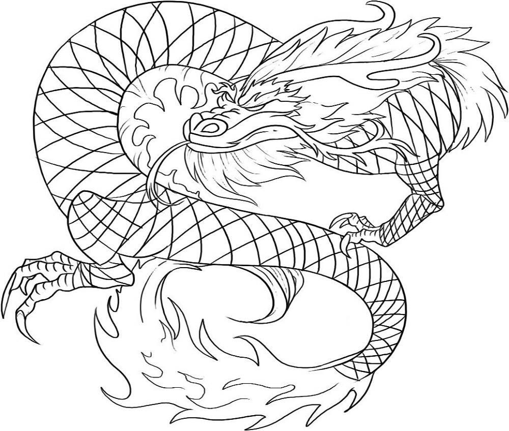 Dragon Coloring Pages Printable   Activity Shelter