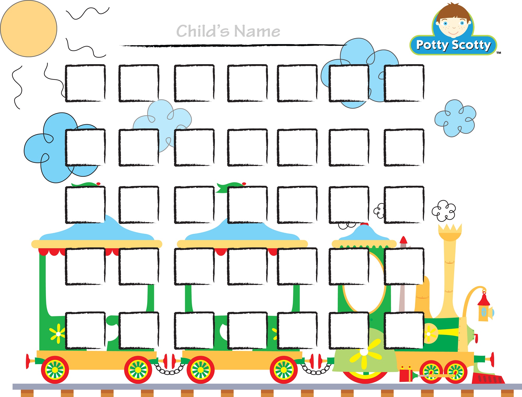 potty chart for childs