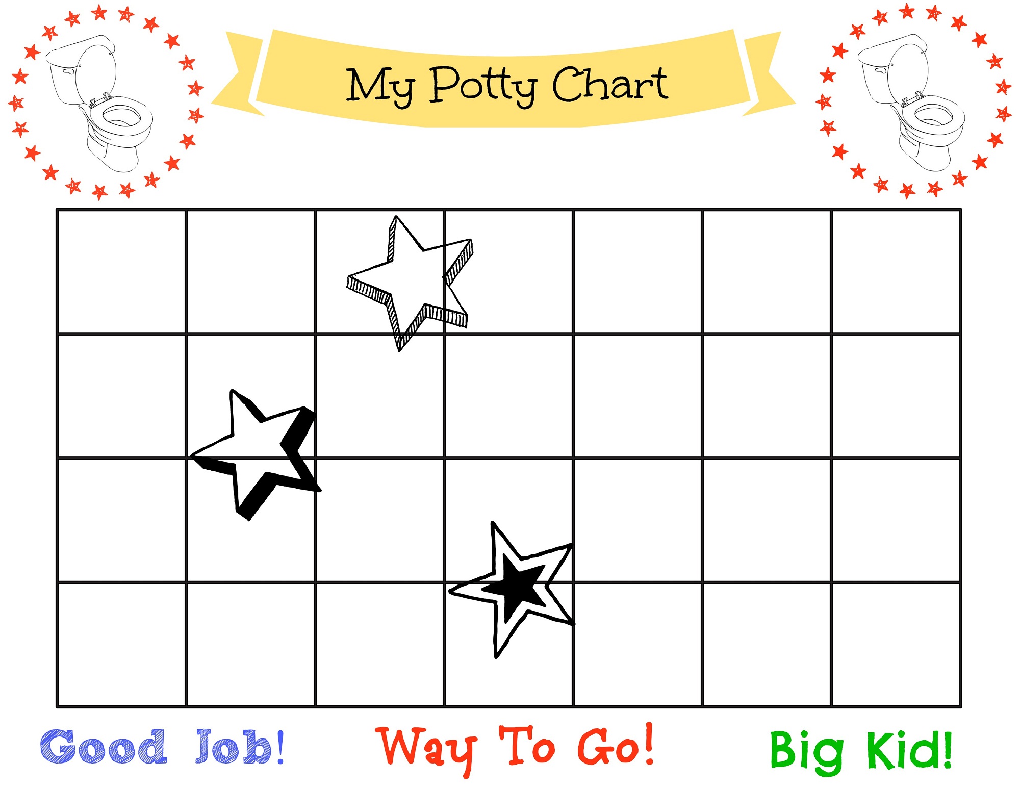 potty chart free