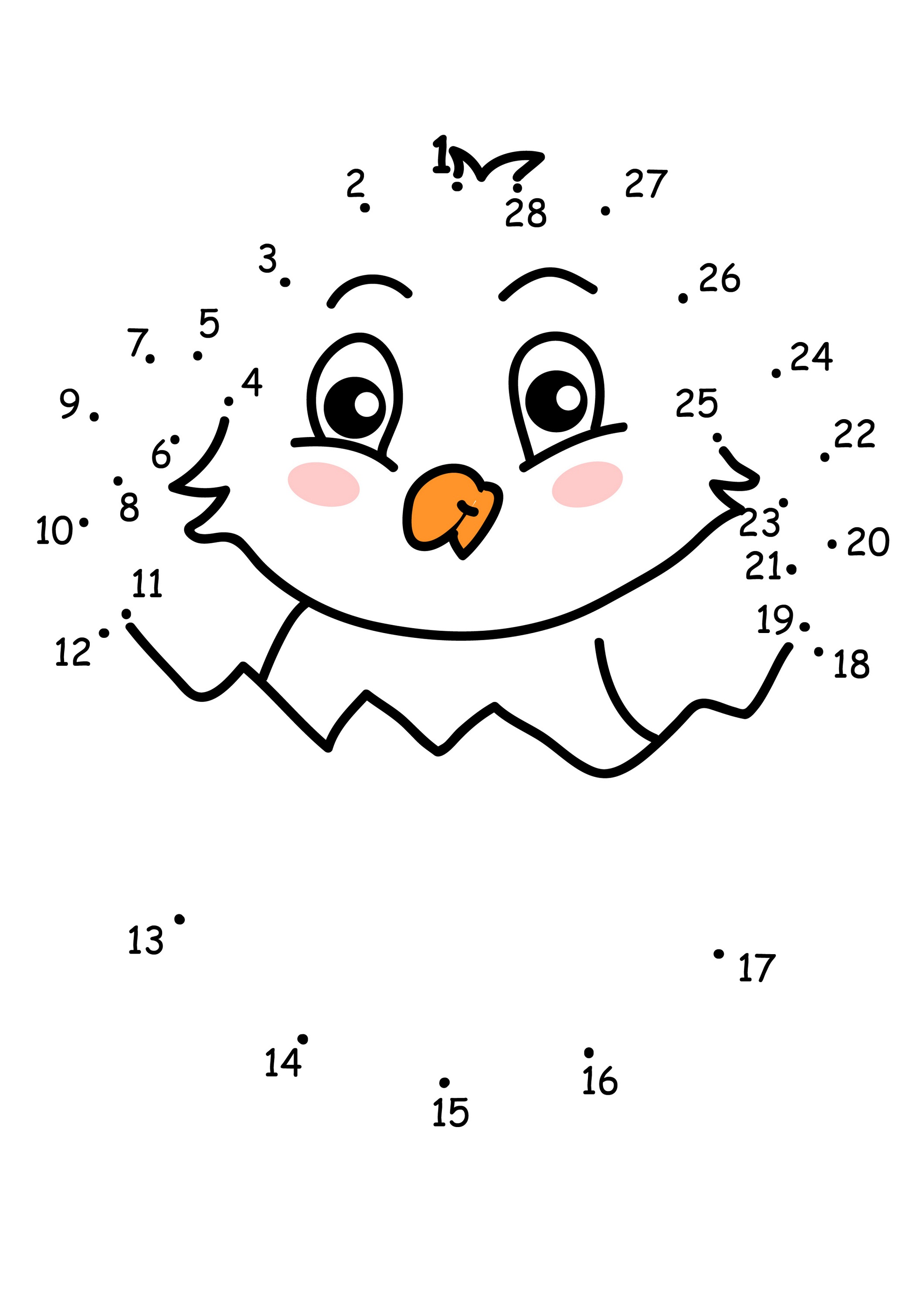 Connect The Dot Printable