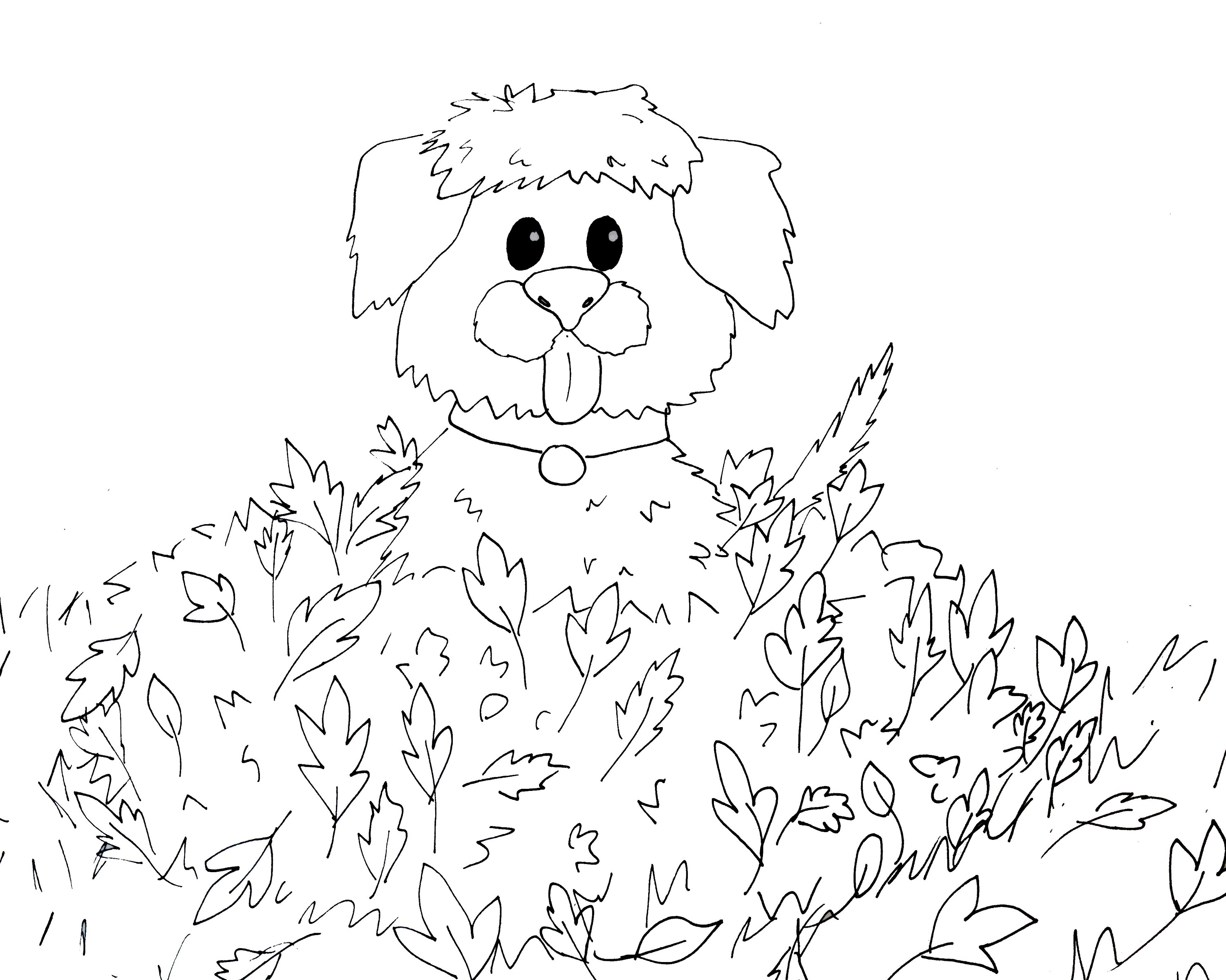 fall cartoon coloring pages - photo #2