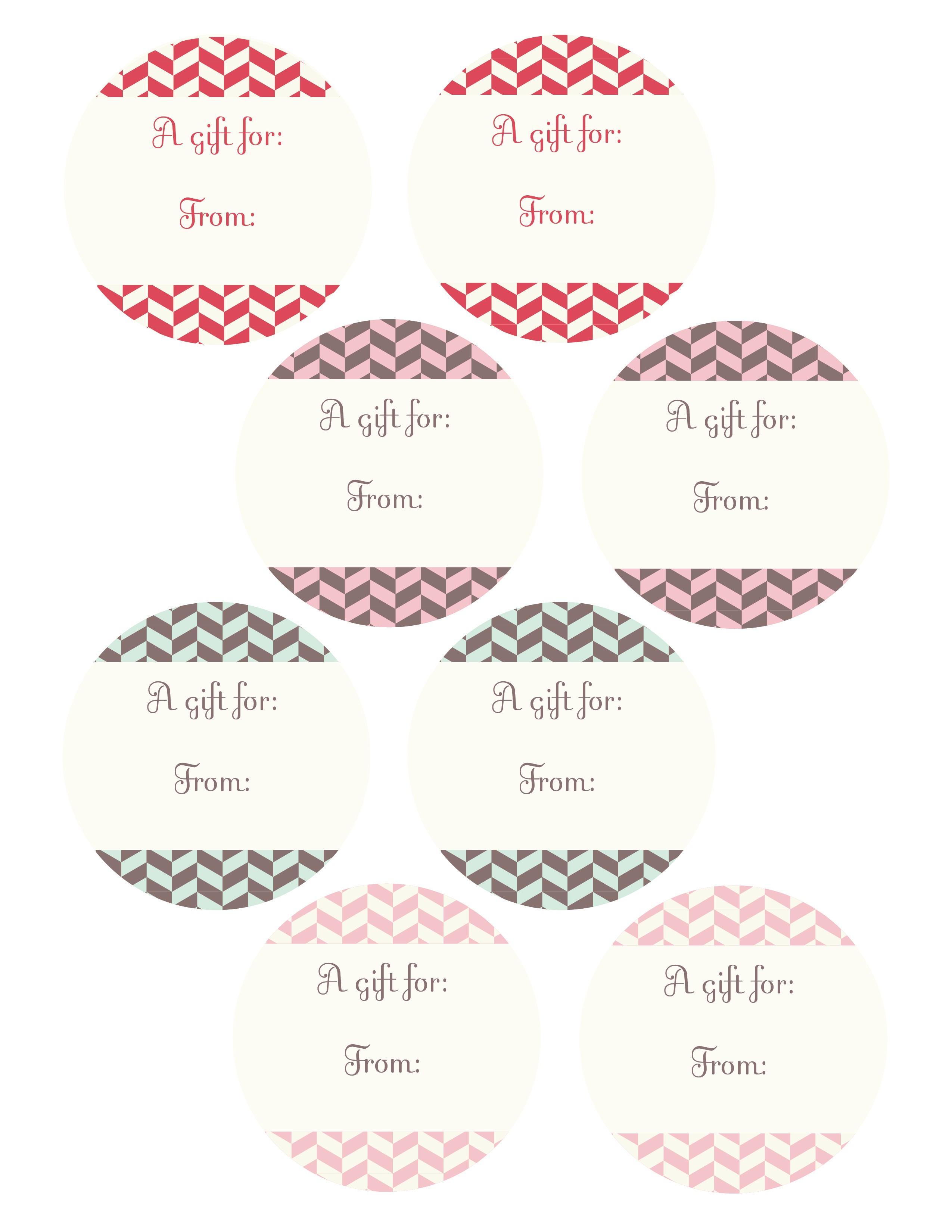 free printable gift tags best