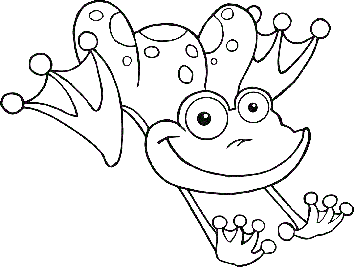 frog clipart free black and white - photo #34