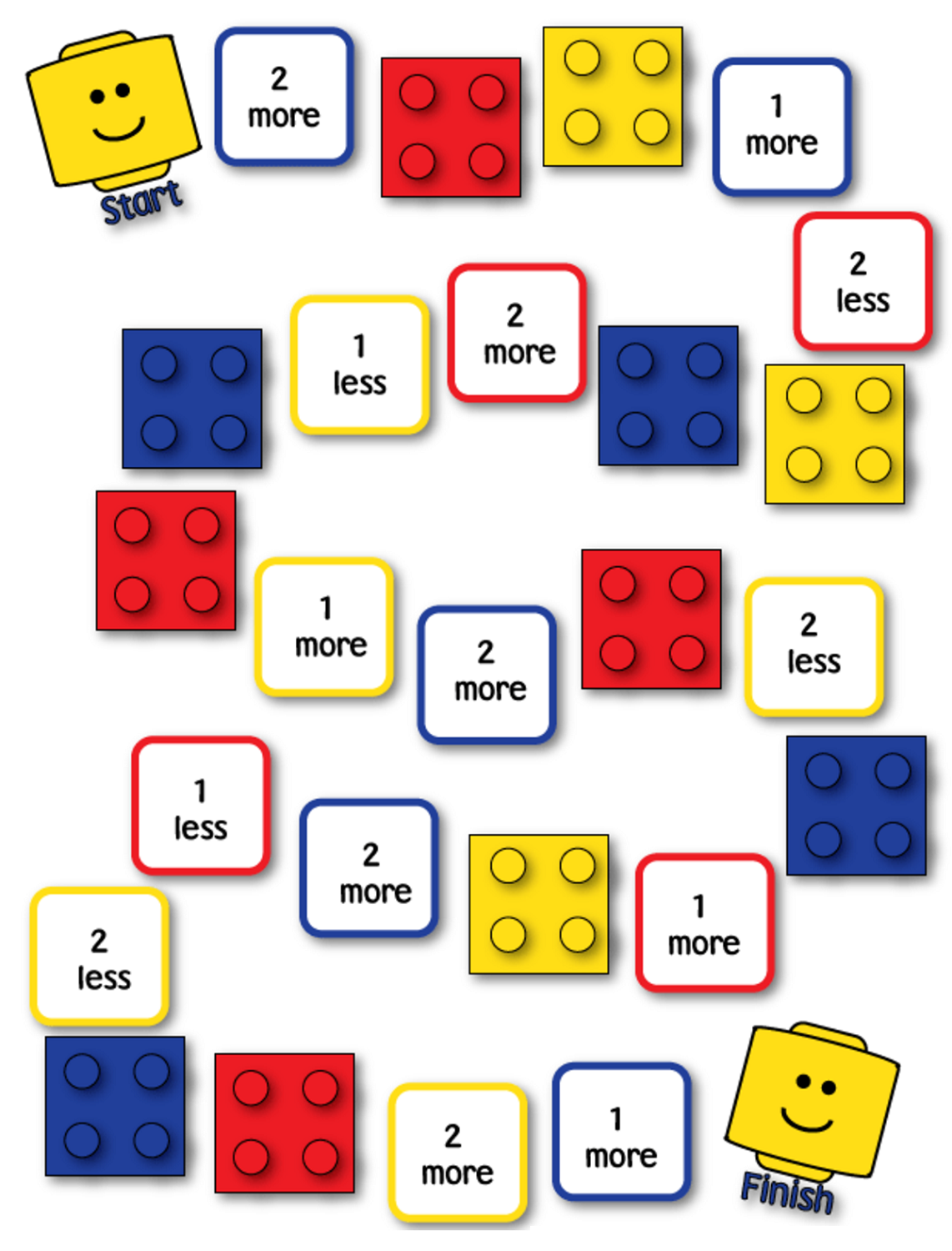 printable math games lego