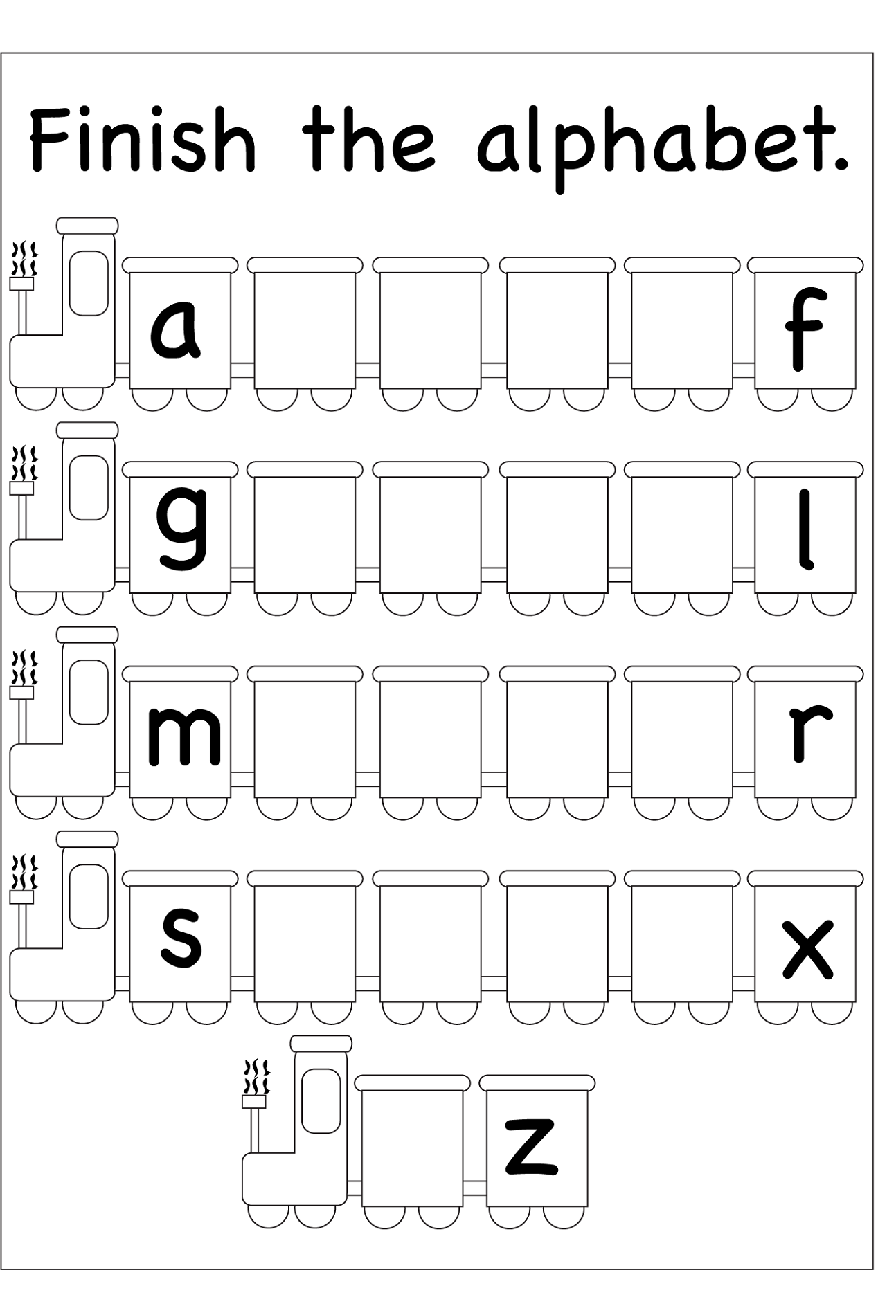 Abc Worksheets Free