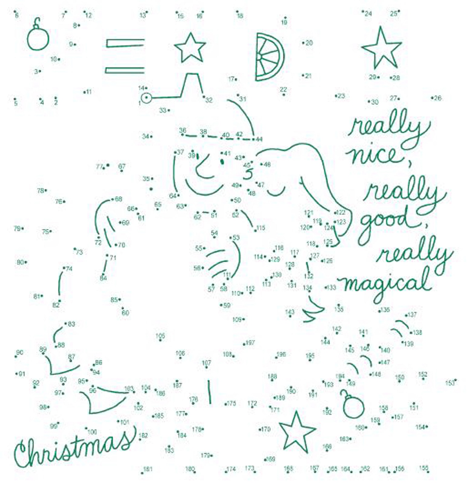 christmas activities for kids tracing