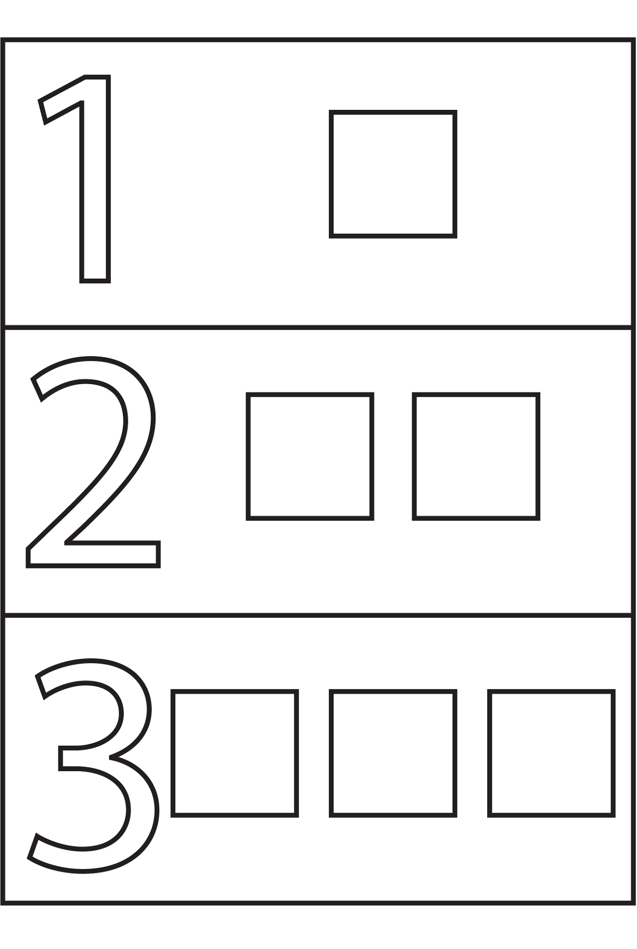 color by shape worksheet boxes
