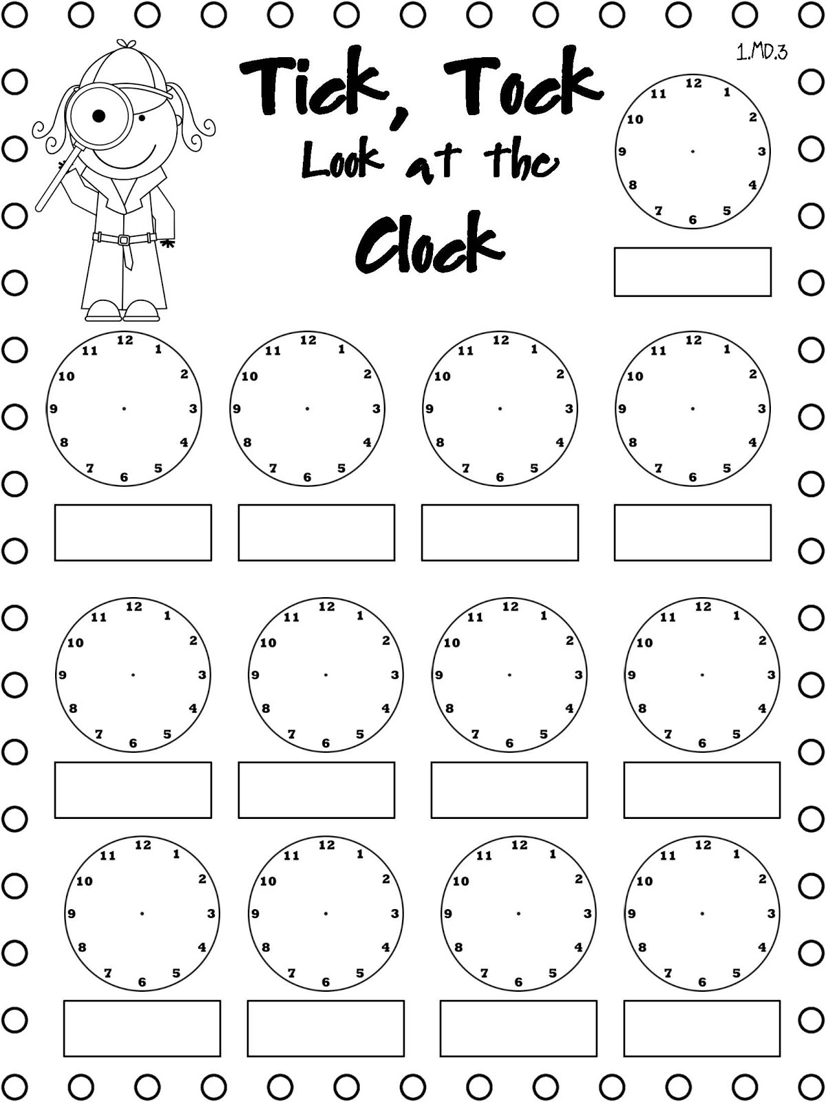 Easy Elapsed Time Worksheets | Activity Shelter