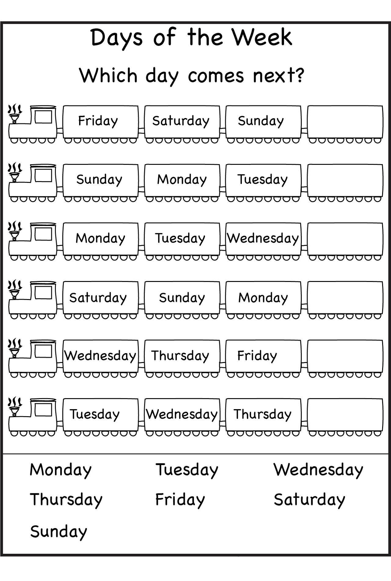 10-best-printable-days-of-the-week-chart-printablee