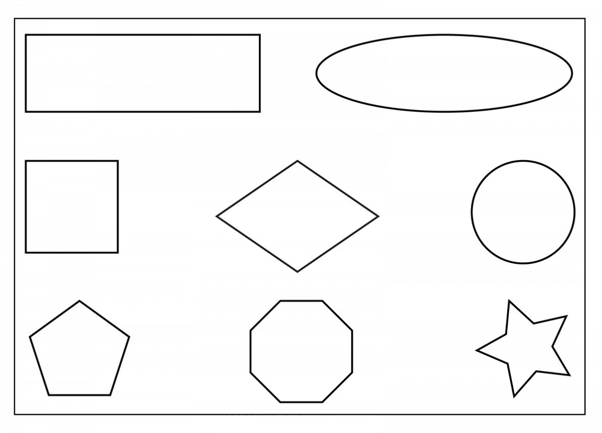 free shapes worksheets printable