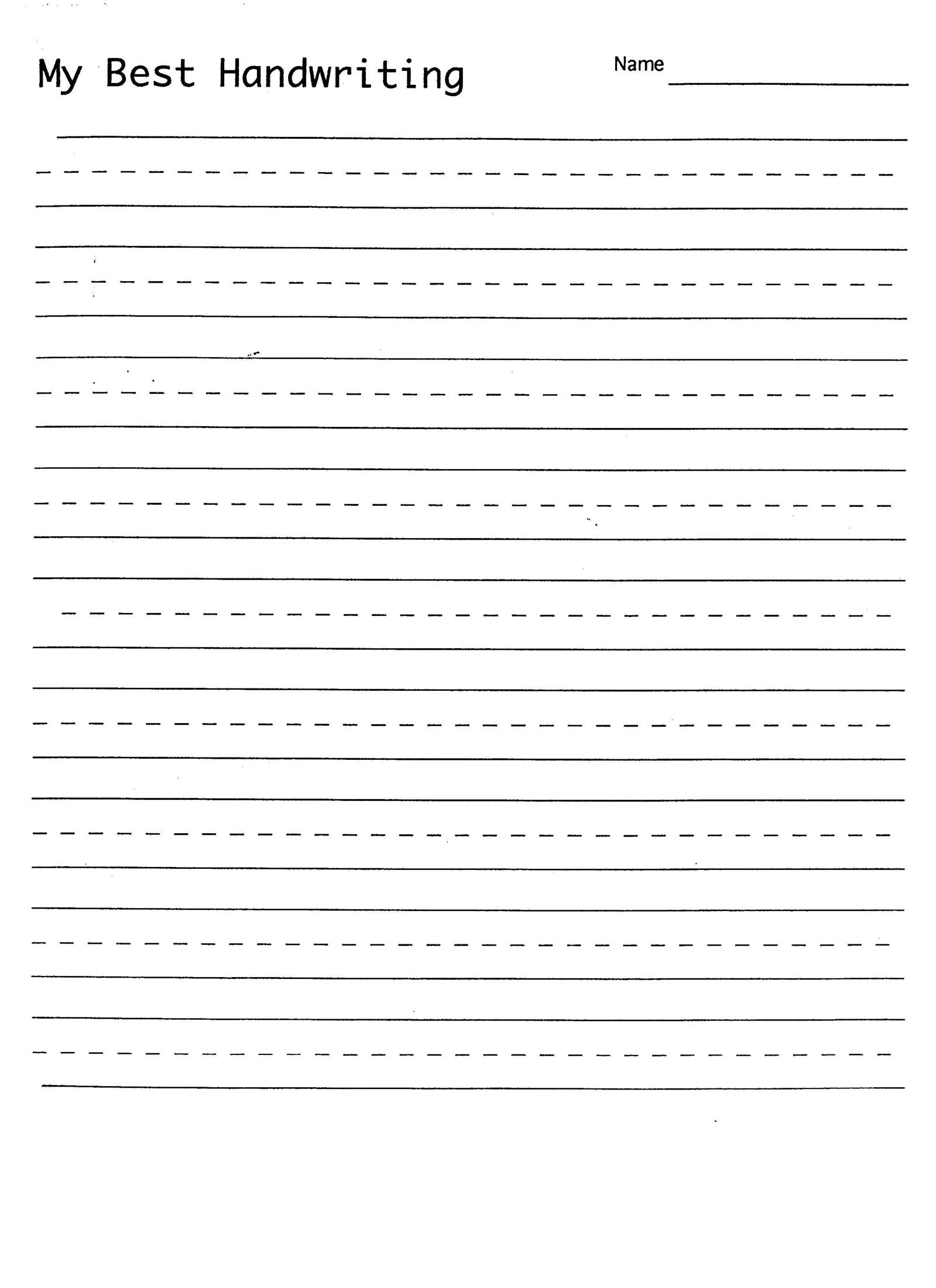 Best Printable Handwriting Sheets | Activity Shelter