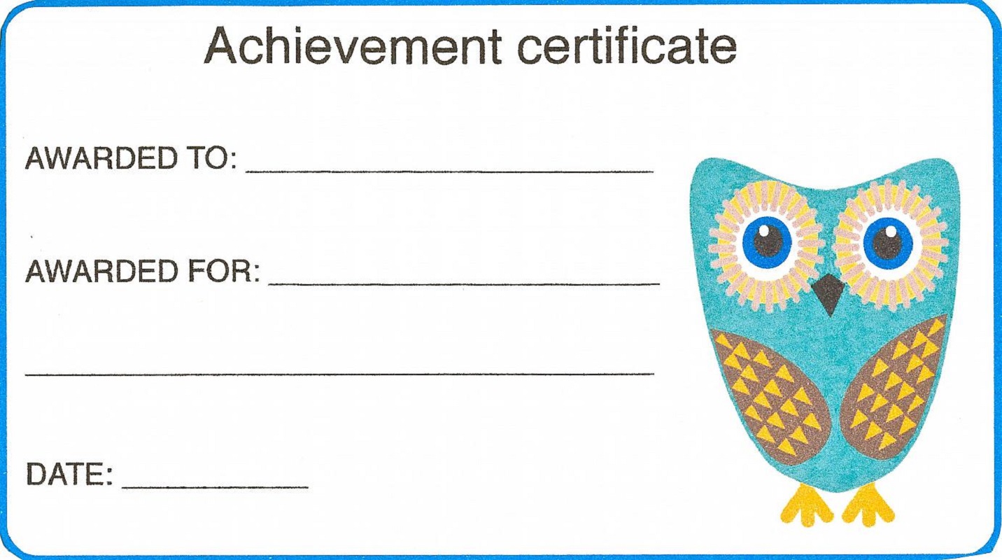 templates for kids certificate