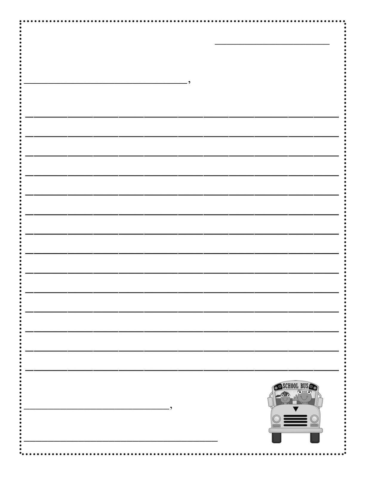 templates for kids for school