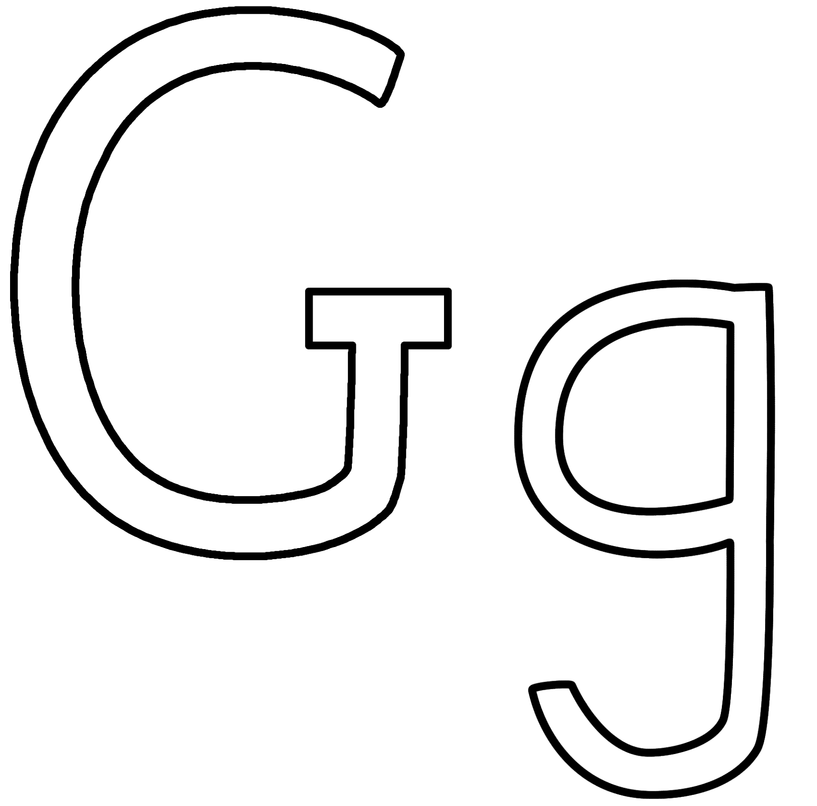 Trace Letter G Worksheets Activity Shelter