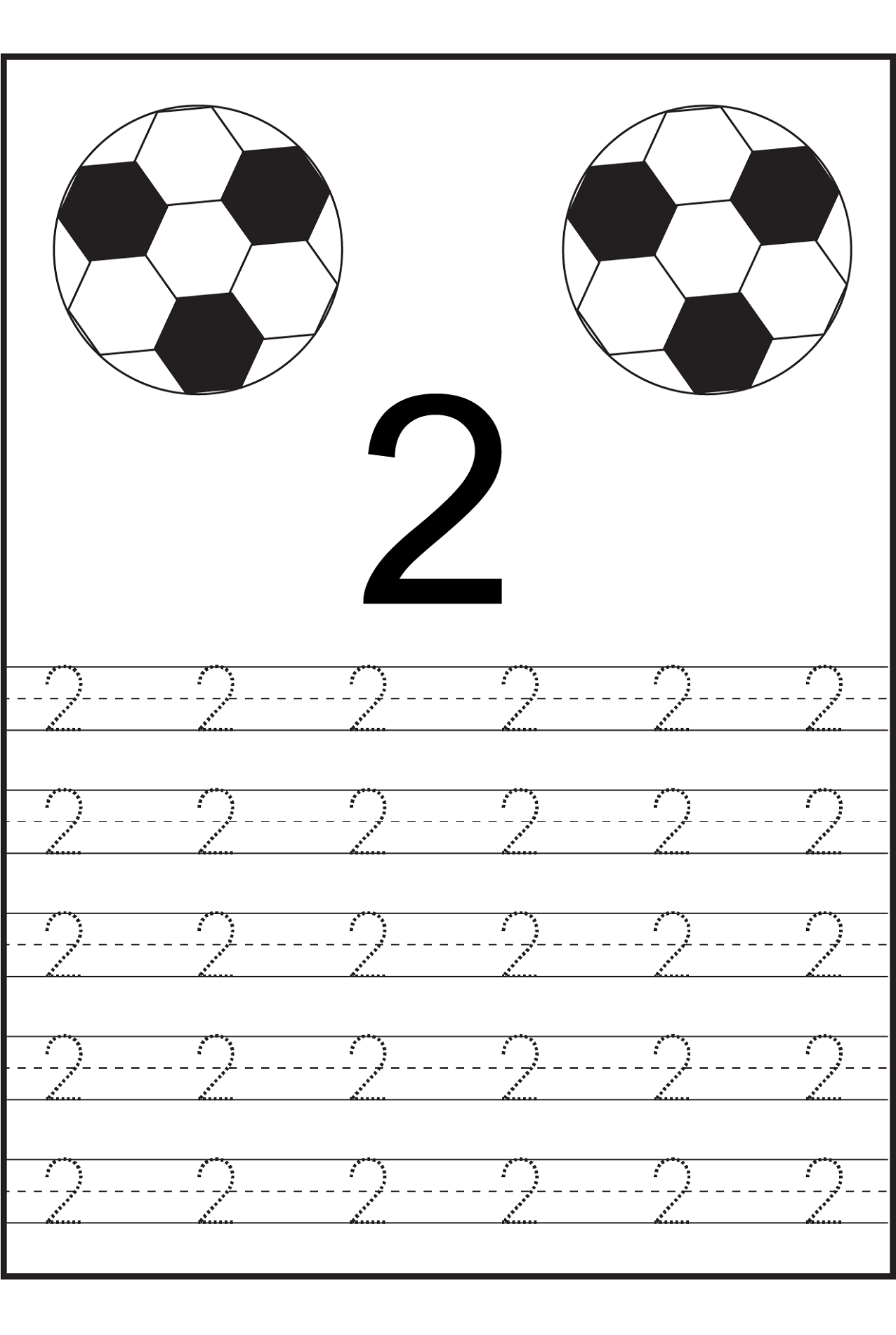 trace number 2 ball