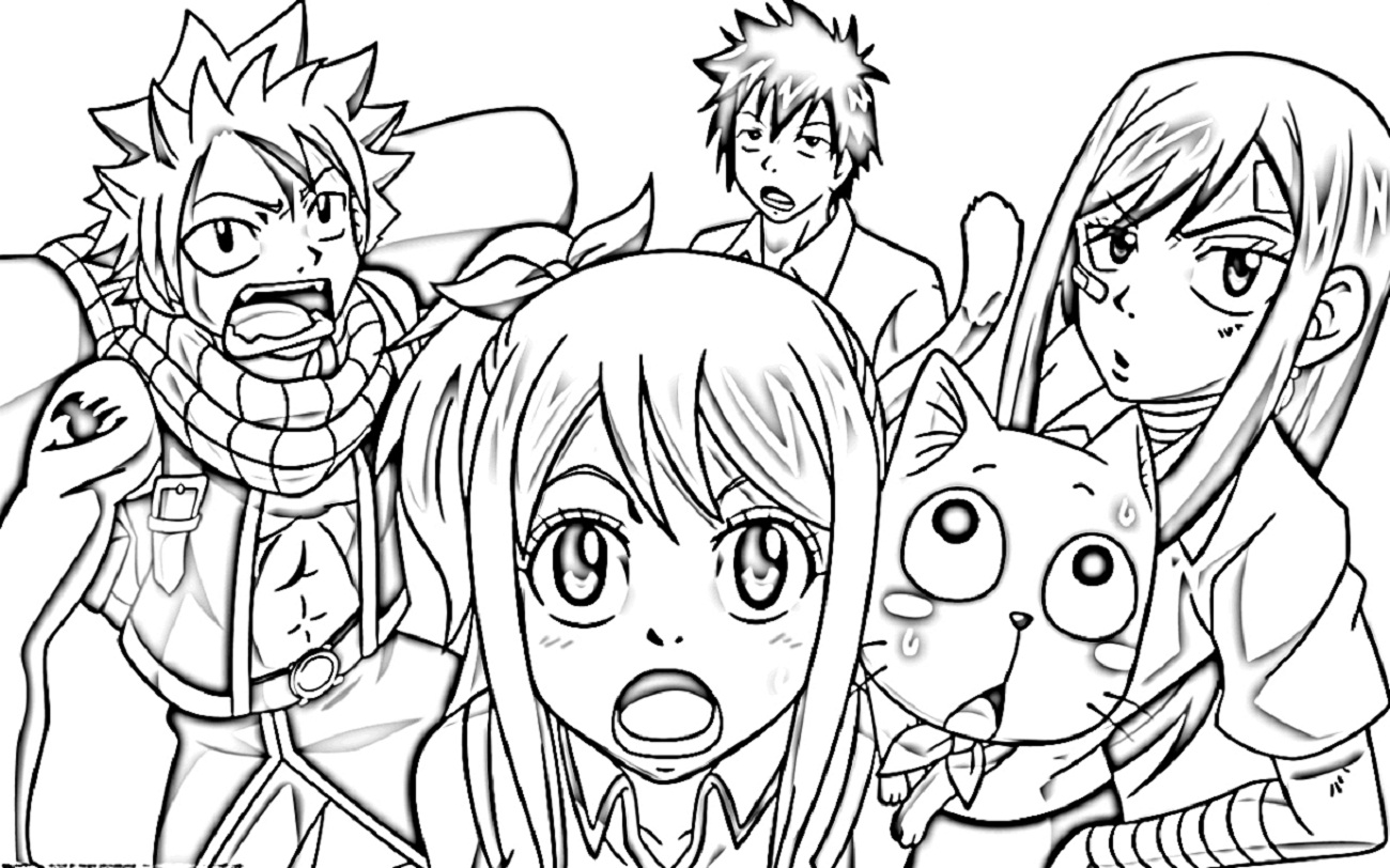 fairy tail coloring pages games - photo #4