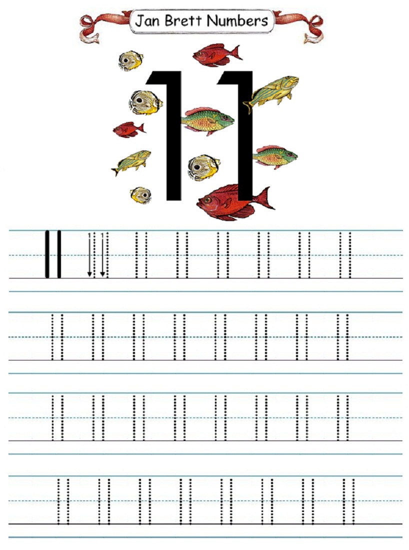 trace-number-11-worksheet