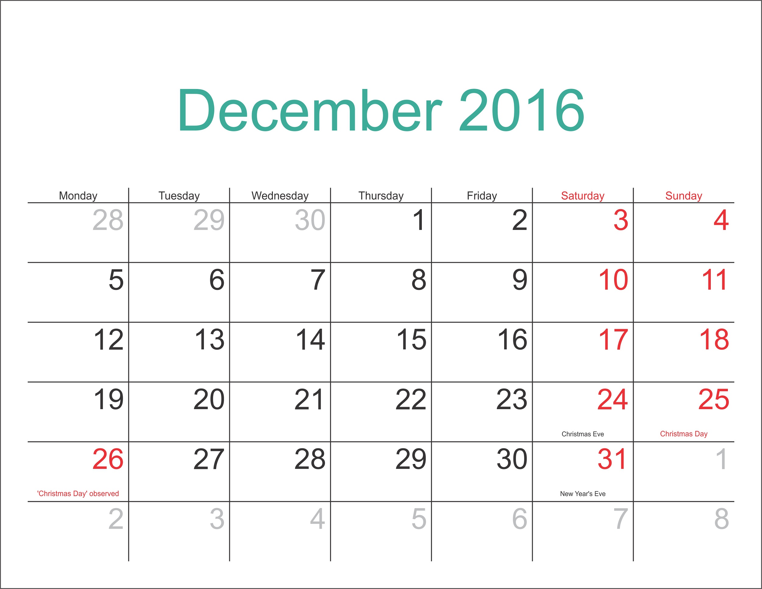 december-2016-calendar-flat