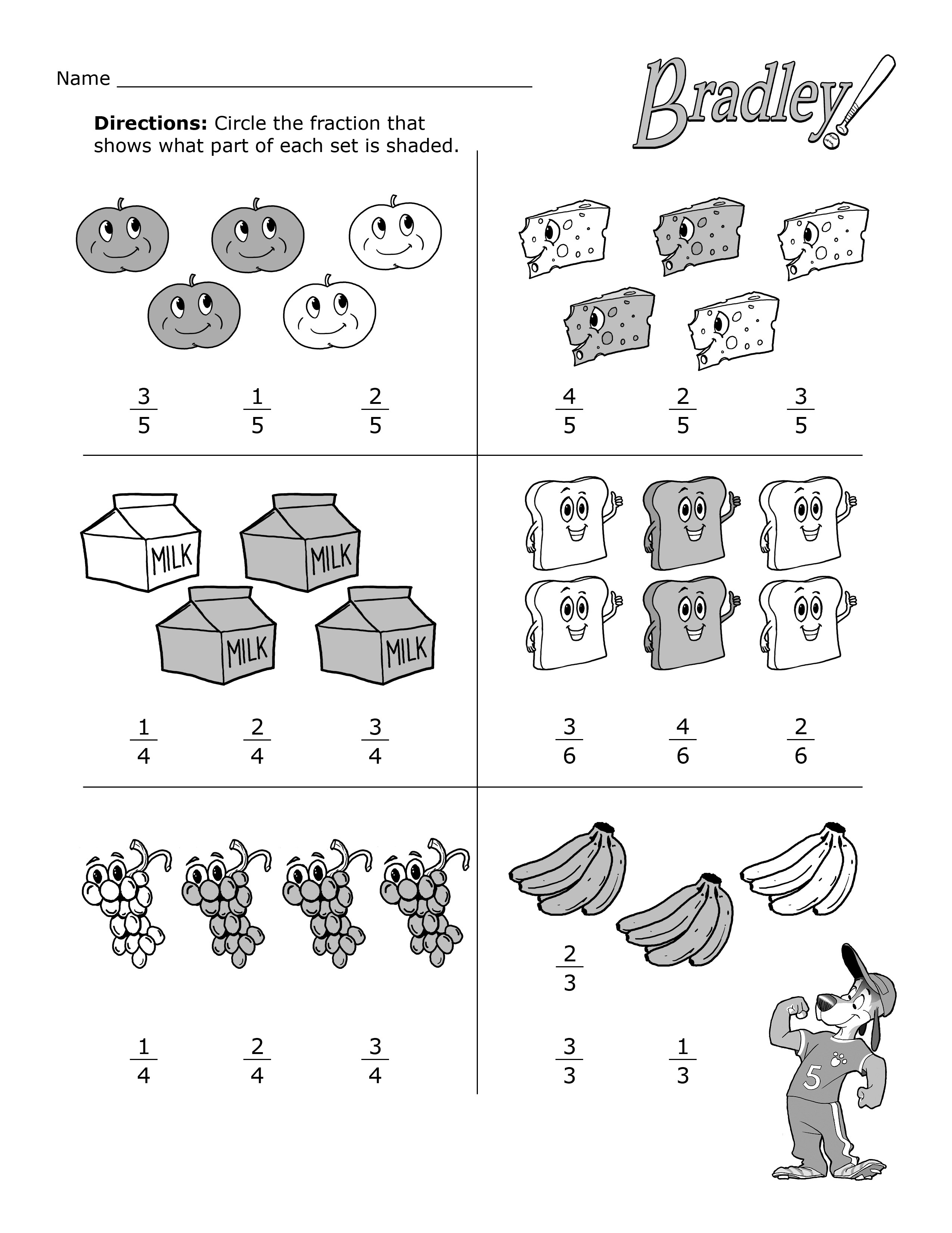 Math For Th Graders Printable Worksheets