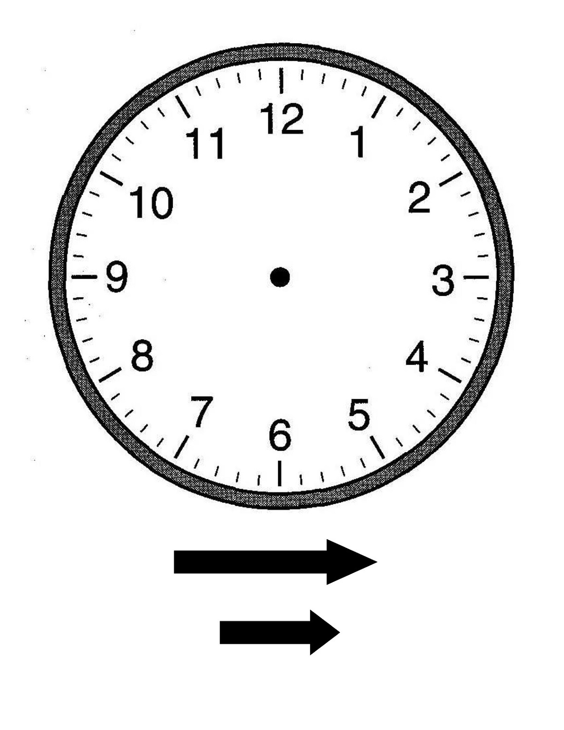 Clock Template With Hands from www.activityshelter.com