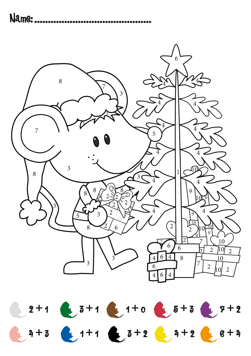 colour-by-number-colours-christmas-esl-worksheet-by-irenfishka503