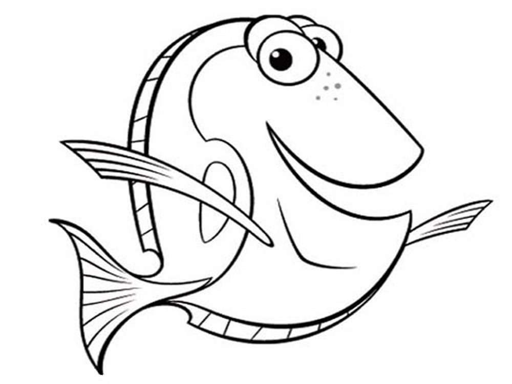 Baby Dory Pages Coloring Pages