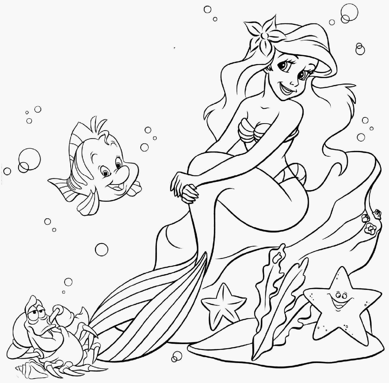 little mermaid activities printable