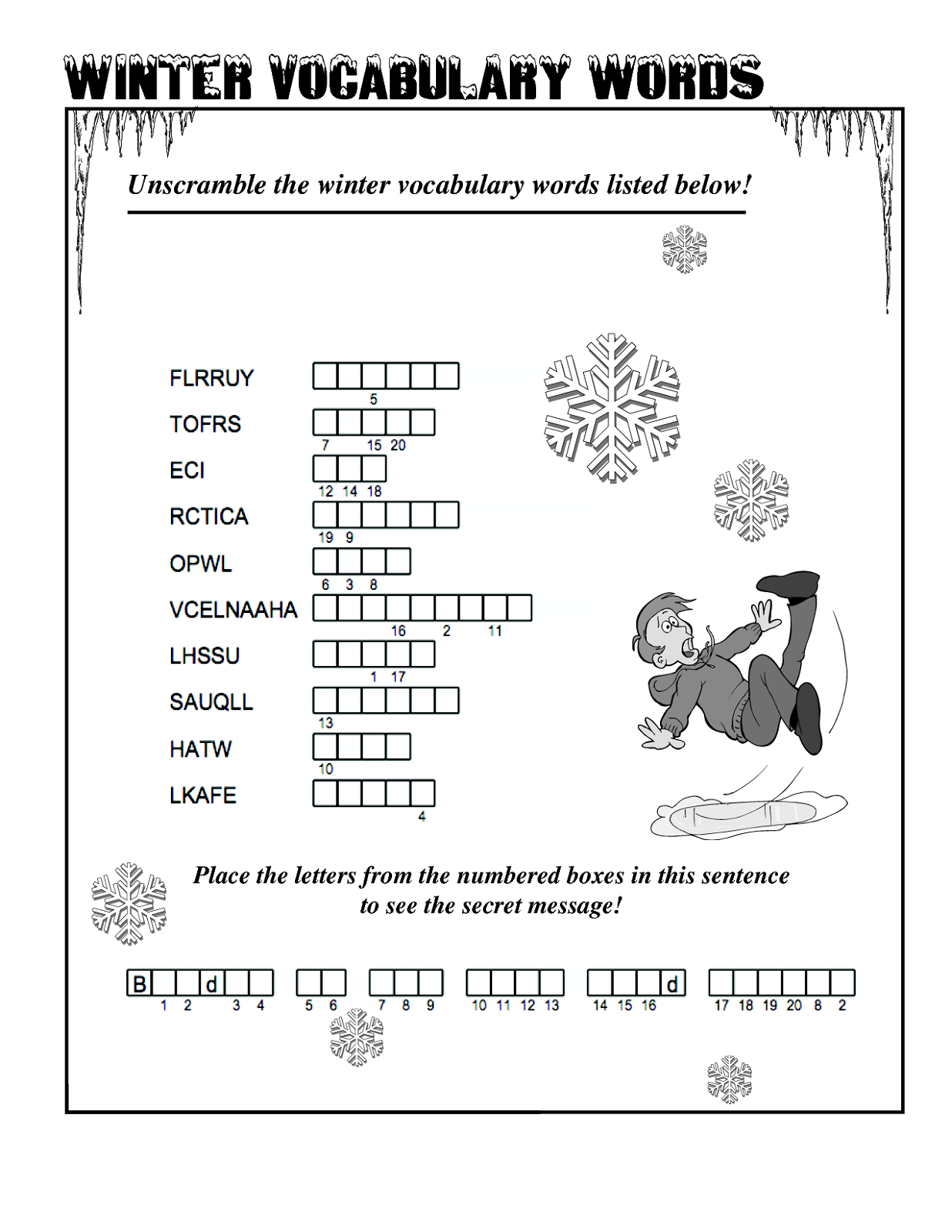 word-scramble-worksheet-winter