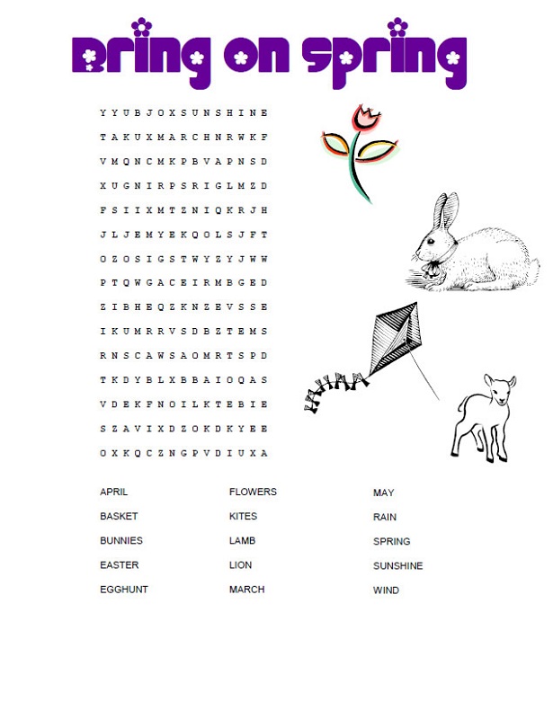 childrens-word-search-spring