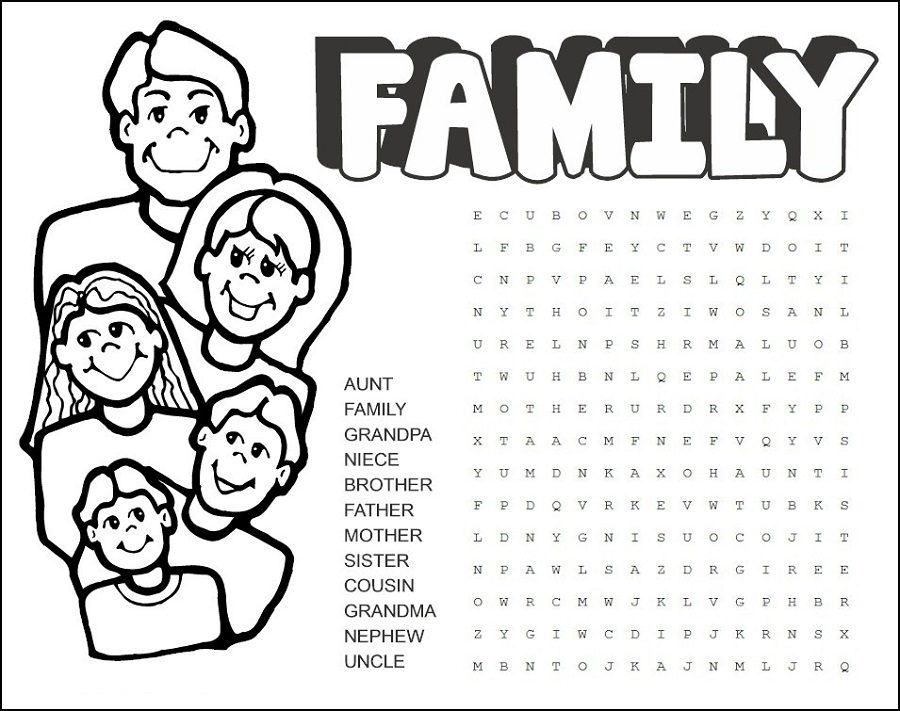 family-word-search-free