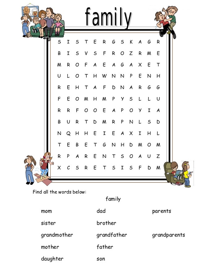 family-word-search-worksheet