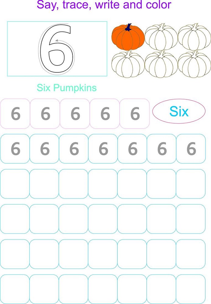 number-6-worksheets-pumpkin
