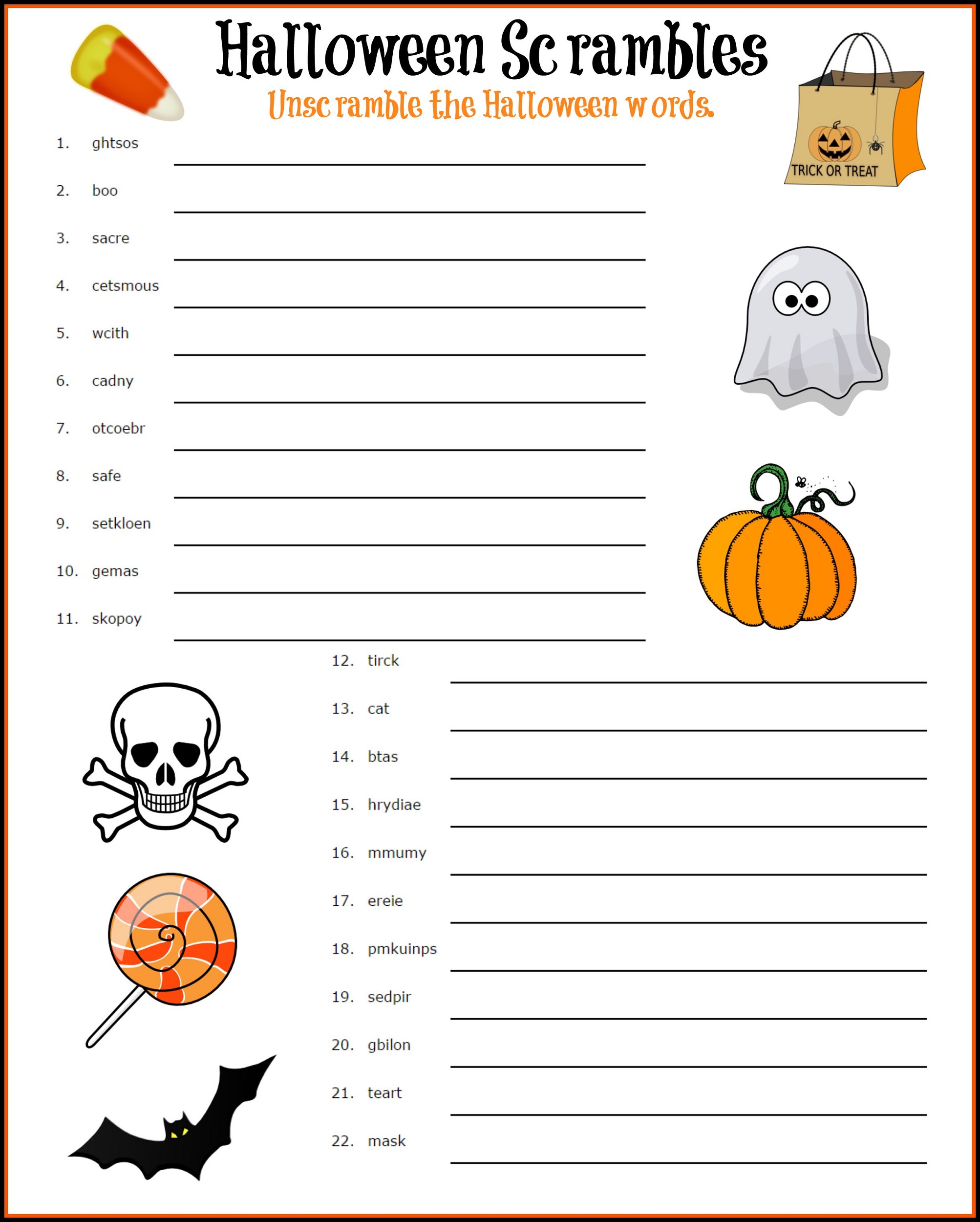 word-scramble-worksheets-halloween