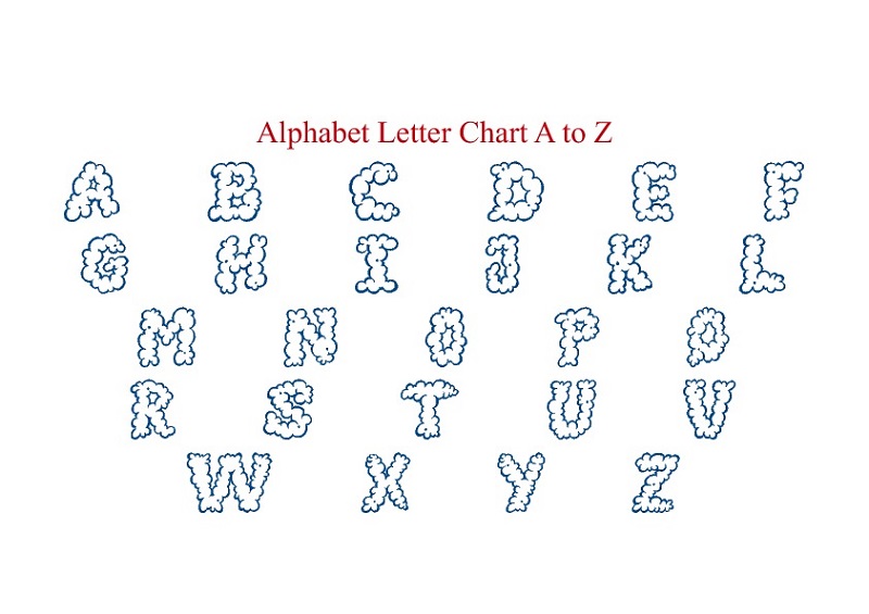 free alphabet chart large