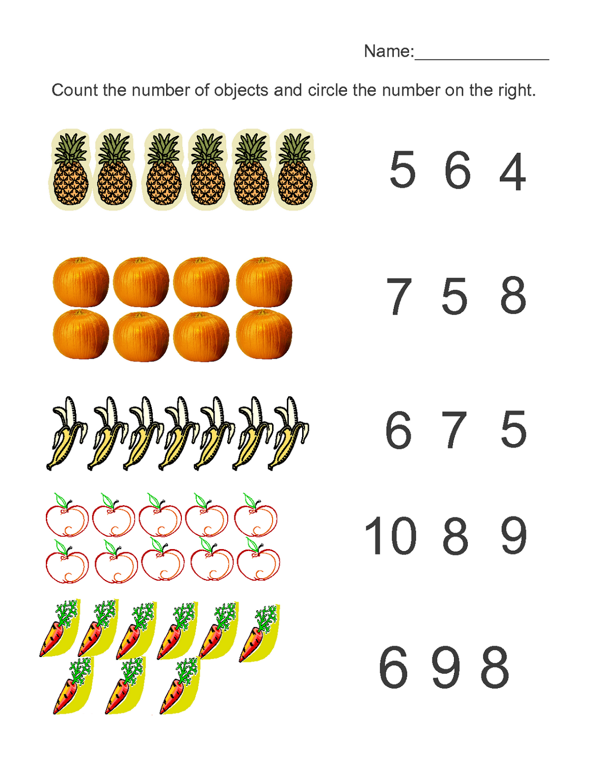 Orangeflowerpatterns Get Numbers 1 10 Worksheets For Preschoolers Pictures