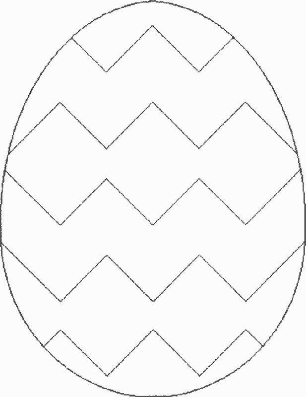 Blank Easter Egg Templates Activity Shelter